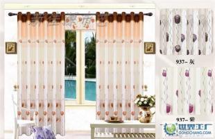 新佳源布藝簡式窗簾 抽象玫瑰設計，既大方又不失浪漫